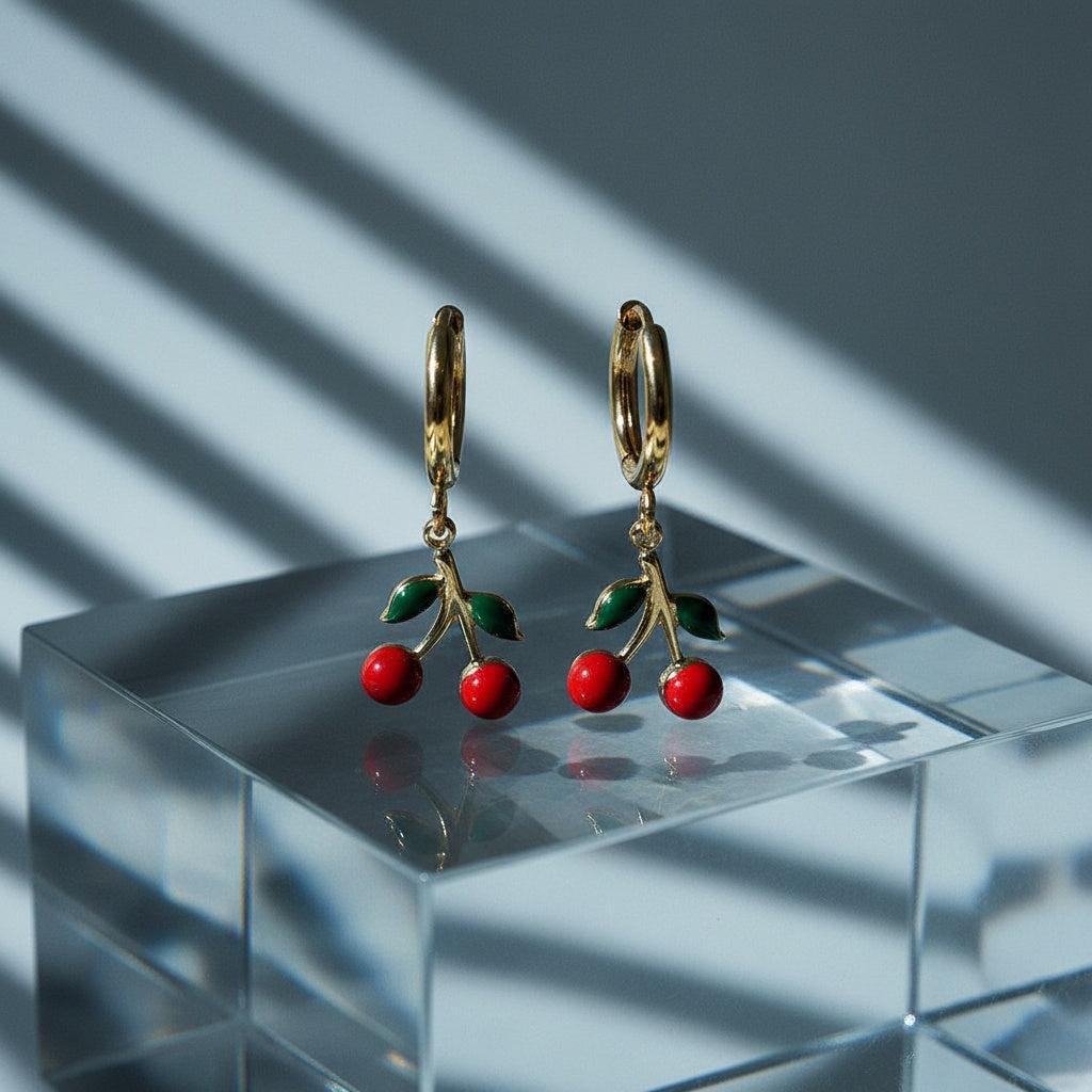 „Zelitara“ Red Cherry Ohrringe