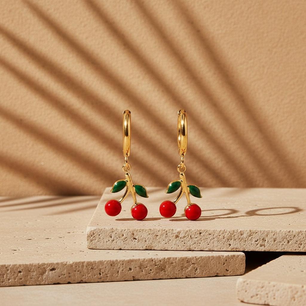 „Zelitara“ Red Cherry Ohrringe