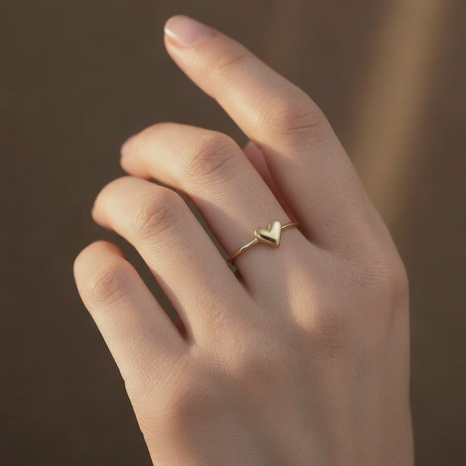 Talivera - Simple Heart Ring