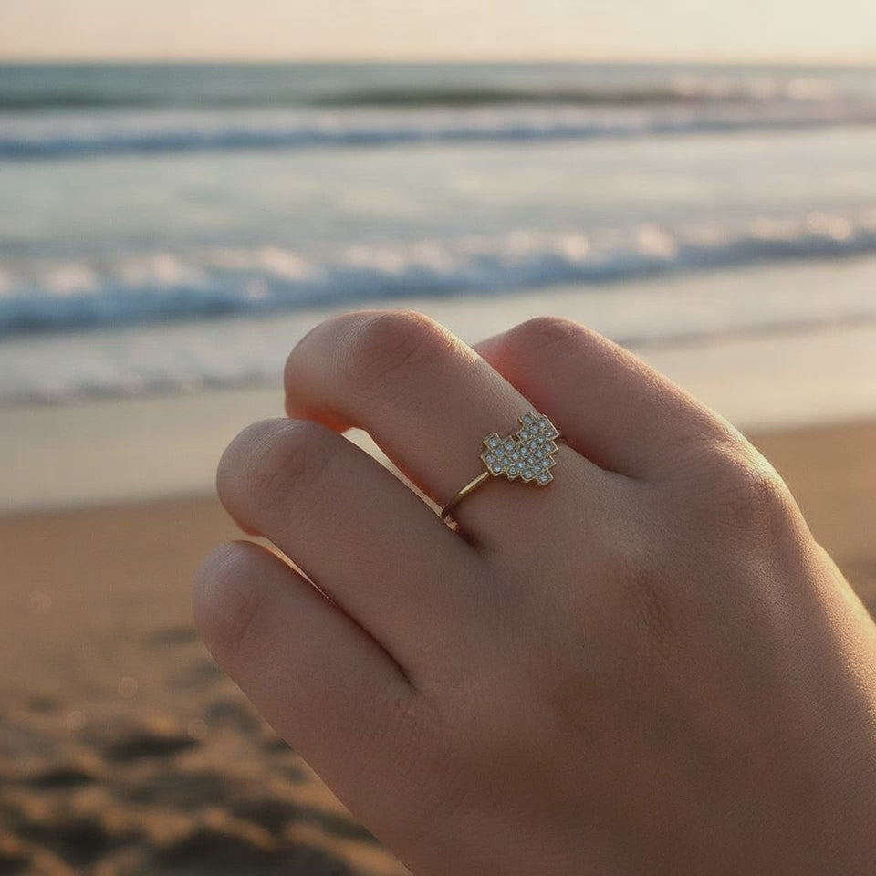 Solinella - Glory Heart Diamond Ring